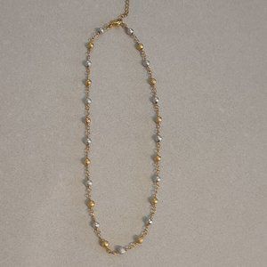 Fifth Avenue Collection Gold/Silver Colored Necklace